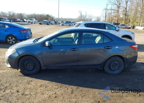 2016 Toyota Corolla Le z USA, uszkodzony, nr VIN 2T1BURHEXGC487516